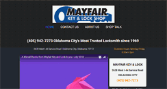 Desktop Screenshot of mayfairkeyandlock.com