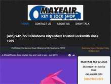 Tablet Screenshot of mayfairkeyandlock.com